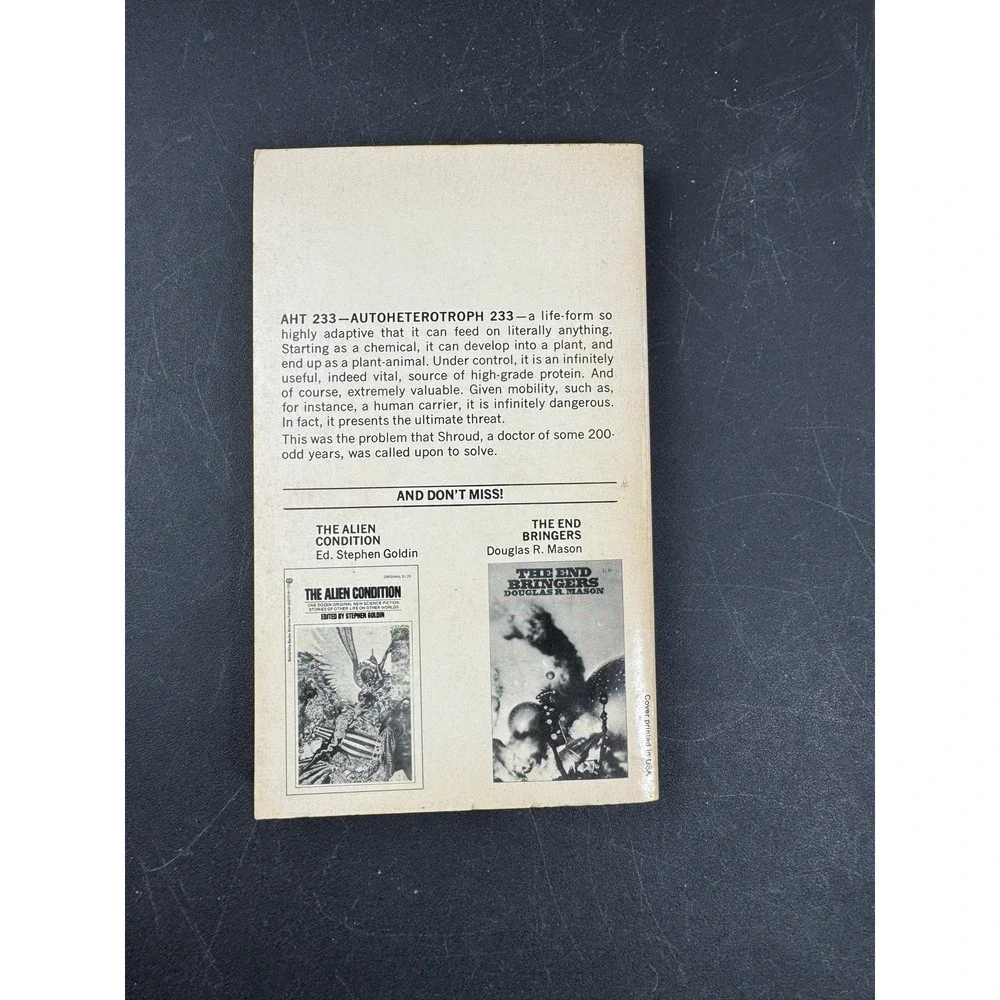 Right‎ Handed Wilderness Robert Wells 1973 Ballantine Books Sci Fi Paperback